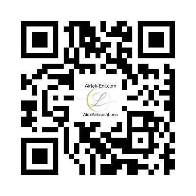 Digital Business Cards Updated — Airbrushes & Airplanes